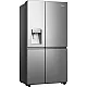 Hisense RS818N4TIC Total No Frost side by side hűtőszekrény, inverteres kompresszor, 417/215L, WIFI, 91x73x179.5 cm, inox 