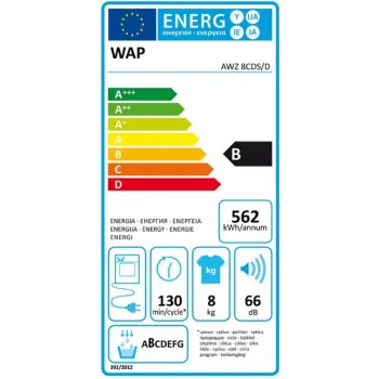 Whirlpool AWZ 8CDS/D kondenzációs szárítógép 8kg, inverter motor, 59.5x64.9x86 cm, ezüst 