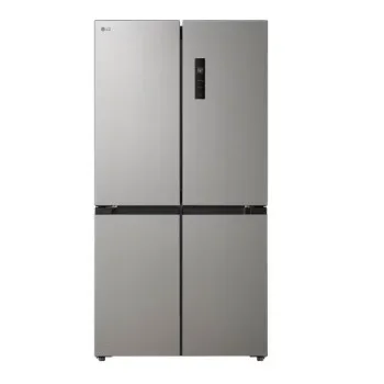 LG GMM41MSBEM Total No Frost side by side hűtőszekrény francia ajtós kialakítással, inverter kompresszor, 305/169L, 83.3x65.3x177.5 cm, ezüst szín 