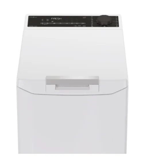 Haier THASN476TM5-S felültöltős mosógép, 7kg, gőz, WIFI, inverter motor, 41x60x86 cm