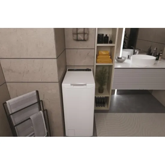 Haier THASN476TM5-S felültöltős mosógép, 7kg, gőz, WIFI, inverter motor, 41x60x86 cm