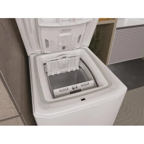 Haier THASN476TM5-S felültöltős mosógép, 7kg, gőz, WIFI, inverter motor, 41x60x86 cm