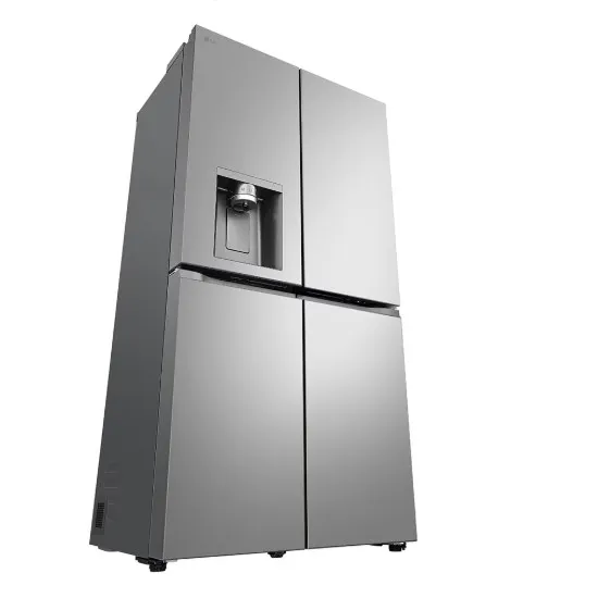 LG GML960PYFE side by side hűtőszekrény, francia ajtós kialakítással,Lineáris Inverter Kompresszor,363/274L,WIFI, hamvas matt ezüst szín, 91.4x72.9x179.2 cm 