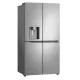 LG GML960PYFE side by side hűtőszekrény, francia ajtós kialakítással,Lineáris Inverter Kompresszor,363/274L,WIFI, hamvas matt ezüst szín, 91.4x72.9x179.2 cm 