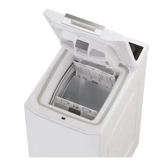 Haier THASN286TM5-S felültöltős mosógép, 8 kg, gőz, WIFI, inverter motor, 41x60x86 cm