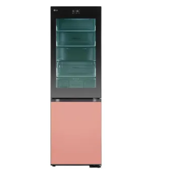 LG GBG719MDNN alulfagyasztós kombinált hűtőszekrény, 242/110L, InstaView™, MoodUP™, Smart Inverter Kompresszor, WIFI, 59.5x68.4x187 cm, fényes fehér szín 