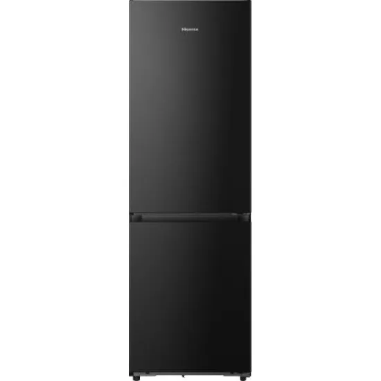 Hisense RB5K330GSFD Total No Frost alulfagyasztós kombinált hűtőszekrény, 215/115L, inverteres kompresszor, 59.5x60x185.6 cm, fekete 
