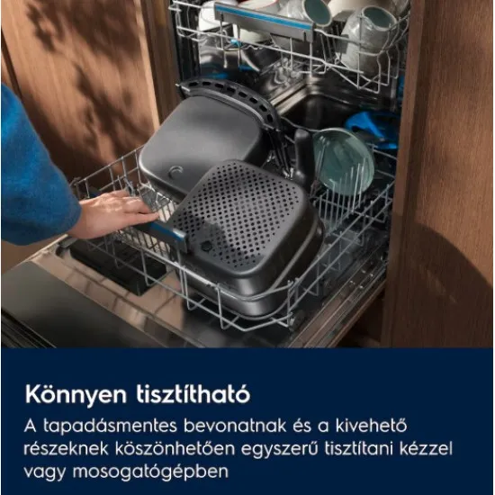 Electrolux EAF5B 700 Air Fryer, forrólevegős sütő, 5L, fekete szín, 1500W
