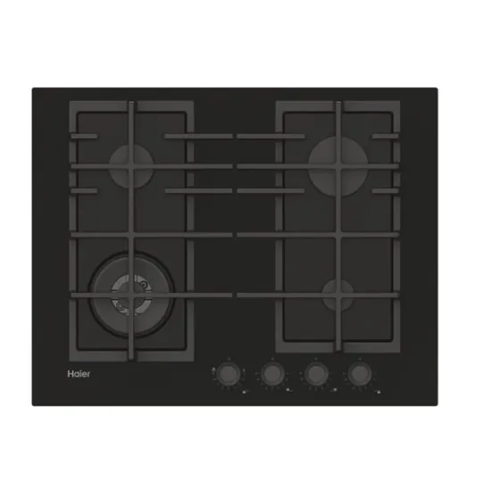 Haier HAVG5BF4S2B/1 beépíthető gáz főzőlap, 65x51x3.81 cm, fekete 
