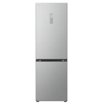 LG GBV5150DPY alulfagyasztós kombinált hűtőszekrény, 234/110L, Smart Inverter Kompresszor, WIFI, 59.5x68.2x186 cm, hamvas matt ezüst 