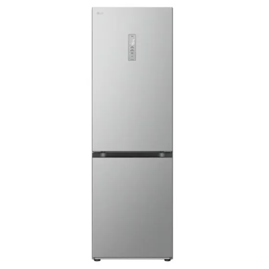 LG GBV5150DPY alulfagyasztós kombinált hűtőszekrény, 234/110L, Smart Inverter Kompresszor, WIFI, 59.5x68.2x186 cm, hamvas matt ezüst 