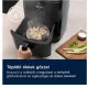 Electrolux EAF7SB Air Fryer, forrólevegős sütő, 7L, 1500W, fekete szín 