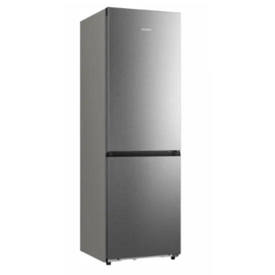 Hisense RB3K330SAIE Total No Frost alulfagyasztós kombinált hűtőszekrény, 215/115L, Wifi, inverteres kompresszor, 59.5x60x185.6 cm, inox 