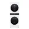 LG WT1210WWF WashTower™ elöltöltős mosógép és hőszivattyús szárítógép egybeépítve, 12/10 kg, Direct Drive inverter motor, gőz, WIFI, 60x66x165.5 cm 