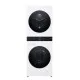 LG WT1210WWF WashTower™ elöltöltős mosógép és hőszivattyús szárítógép egybeépítve, 12/10 kg, Direct Drive inverter motor, gőz, WIFI, 60x66x165.5 cm 