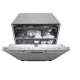 LG DB243TX teljesen beépíthető mosogatógép, 14 teríték, inverter motor, 3 kosár, WIFI, 59.8x55.4x81.5 cm, nemes acél szín 