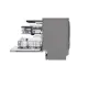 LG DB243TX teljesen beépíthető mosogatógép, 14 teríték, inverter motor, 3 kosár, WIFI, 59.8x55.4x81.5 cm, nemes acél szín 