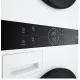 LG WT1210WWF WashTower™ elöltöltős mosógép és hőszivattyús szárítógép egybeépítve, 12/10 kg, Direct Drive inverter motor, gőz, WIFI, 60x66x165.5 cm 