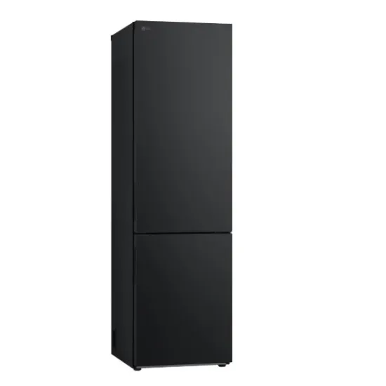 LG GBV22NCCEP alulfagyasztós kombinált hűtőszekrény, 277/110L, Smart Inverter Kompresszor, 59.5x67.5c203 cm, matt éjfekete szín 