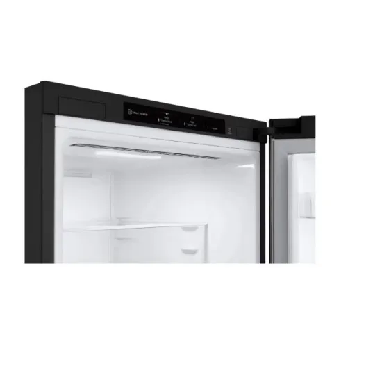 LG GBV22NCCEP alulfagyasztós kombinált hűtőszekrény, 277/110L, Smart Inverter Kompresszor, 59.5x67.5c203 cm, matt éjfekete szín 