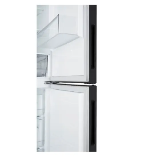 LG GBV22NCCEP alulfagyasztós kombinált hűtőszekrény, 277/110L, Smart Inverter Kompresszor, 59.5x67.5c203 cm, matt éjfekete szín 