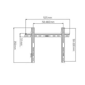Stell SHO 1020 Falitartó fekete