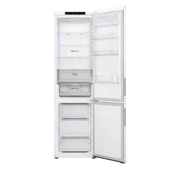 LG GBV22NCCSW alulfagyasztós kombinált hűtőszekrény, 277/110L, Smart Inverter Kompresszor, 59.5x67.5x203 cm 