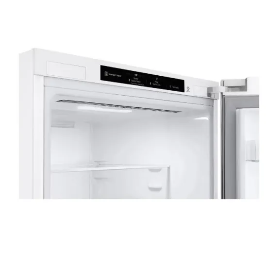 LG GBV22NCCSW alulfagyasztós kombinált hűtőszekrény, 277/110L, Smart Inverter Kompresszor, 59.5x67.5x203 cm 