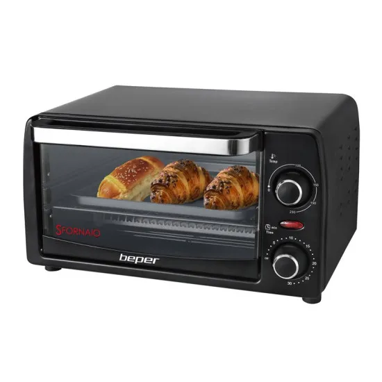 Beper 90.882 mini sütő, 12L, 1050W, fekete 