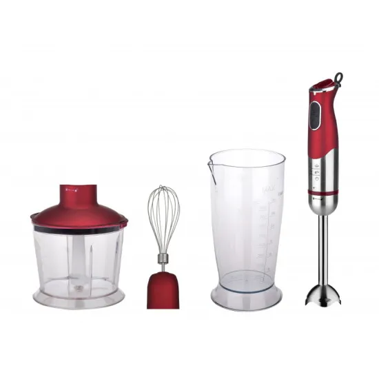 Bravo B-4600RD botmixer szett, 800W, piros 