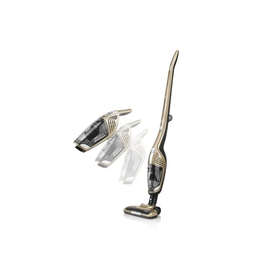 Eta 745390000 vezeték nélküli álló porszívó, fekete/arany szín 