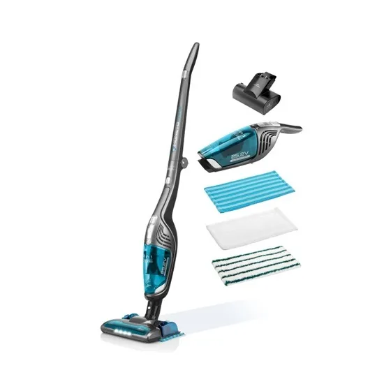 Eta 845390000 Moneto II Aqua Plus vezeték nélküli álló porszívó, fekete/szürke 