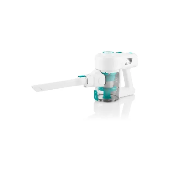 Hyundai VC938 vezeték nélküli álló porszívó, fehér/türkisz