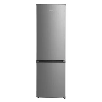 Midea MERB276FGE02A No Frost alulfagyasztós kombinált hűtőszekrény, 199/71L, 54.5x62.5x180 cm, inox 