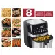 Beper P101FRI070 forrólevegős sütő, Air Fryer, 1700W, 7L, inox 