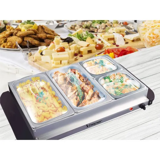 Beper P101TEM002 büfétároló melegen tartó funkcióval