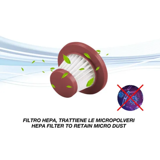 Beper P202ASP402 autós kézi porszívó, szürke 