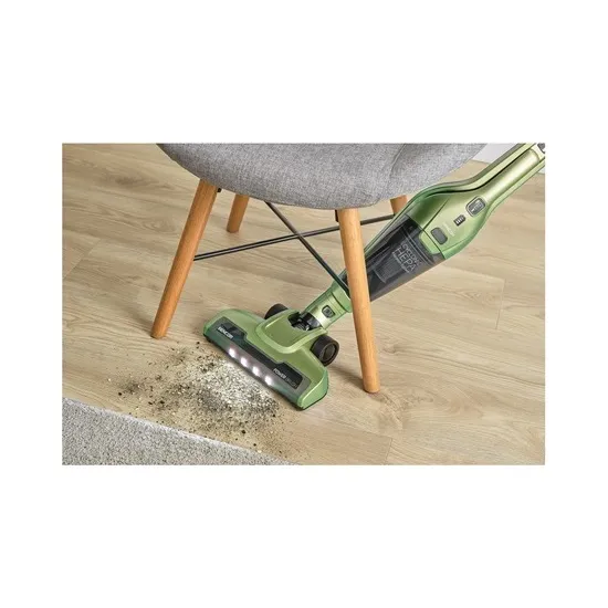 Sencor SVC 0600GG vezeték nélküli álló porszívó, zöld szín, 110W 