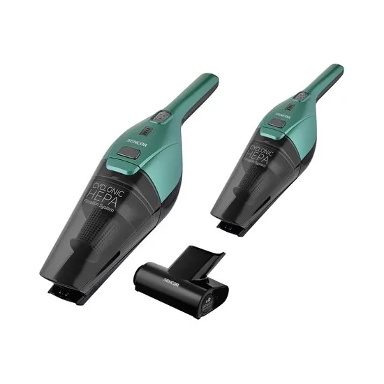 Sencor SVC 0601GR vezeték nélküli álló porszívó, türkiz szín, 110W 