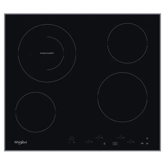 Whirlpool AKT 8601 IX beépíthető kerámialap, 59x51x4.6 cm, fekete 