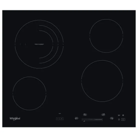 Whirlpool AKT 8900 BA beépíthető kerámialap, 58x51x4.6 cm, fekete 