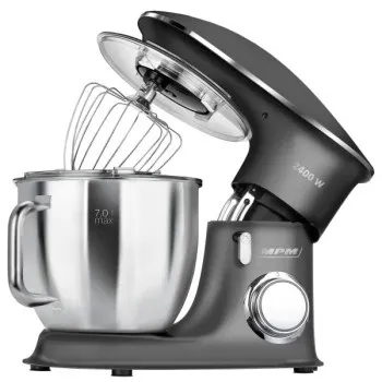 MPM MPM-MRK-23 konyhai robotgép, 2400W, 7L, fekete/inox 