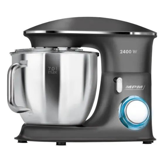 MPM MPM-MRK-23 konyhai robotgép, 2400W, 7L, fekete/inox 