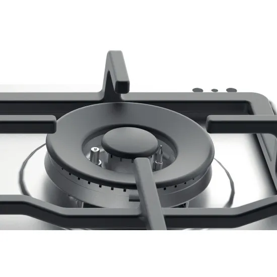 Whirlpool TKRL 661 IX EU beépíthető gáz főzőlap, 58x51x5.6 cm, nemesacél szín