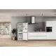 Whirlpool W7X 82O OX Total No Frost alulfagyasztós kombinált hűtőszekrény, Zen Inverter Kompresszor, 231/104L, 59.6x67.8x191.2 cm, optic inox