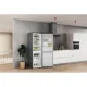 Whirlpool W7X 82O OX Total No Frost alulfagyasztós kombinált hűtőszekrény, Zen Inverter Kompresszor, 231/104L, 59.6x67.8x191.2 cm, optic inox