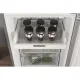 Whirlpool W7X 82O OX Total No Frost alulfagyasztós kombinált hűtőszekrény, Zen Inverter Kompresszor, 231/104L, 59.6x67.8x191.2 cm, optic inox