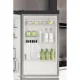 Whirlpool W7X 82O OX Total No Frost alulfagyasztós kombinált hűtőszekrény, Zen Inverter Kompresszor, 231/104L, 59.6x67.8x191.2 cm, optic inox