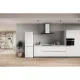 Whirlpool W7X 83A W Total No Frost alulfagyasztós kombinált hűtőszekrény, Zen Inverter Kompresszor, 231/104L, 59.6x67.8x191.2 cm