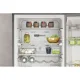 Whirlpool W7X 93T OX H Total No Frost alulfagyasztós kombinált hűtőszekrény, Zen Inverter Kompresszor, 263/104L, 59.6x67.8x202.7 cm, optic inox 